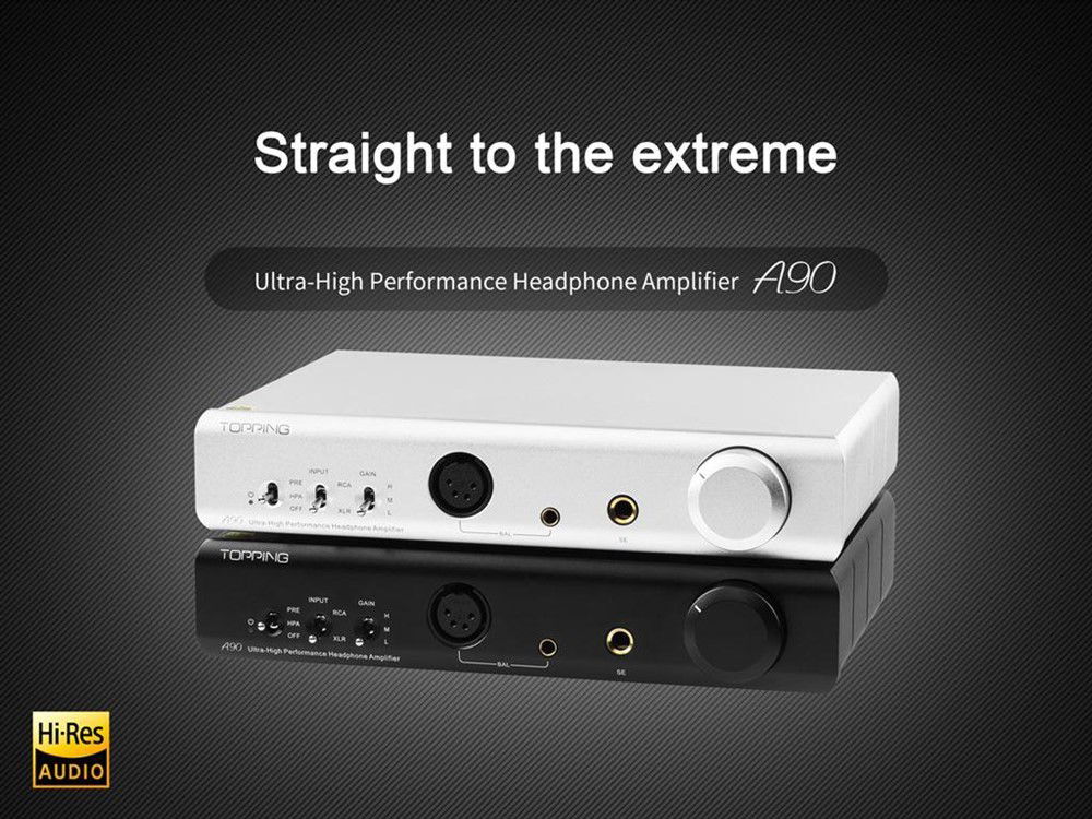 TOPPING A90 BLACK Balanced Headphone amplifier! - nr. 1
