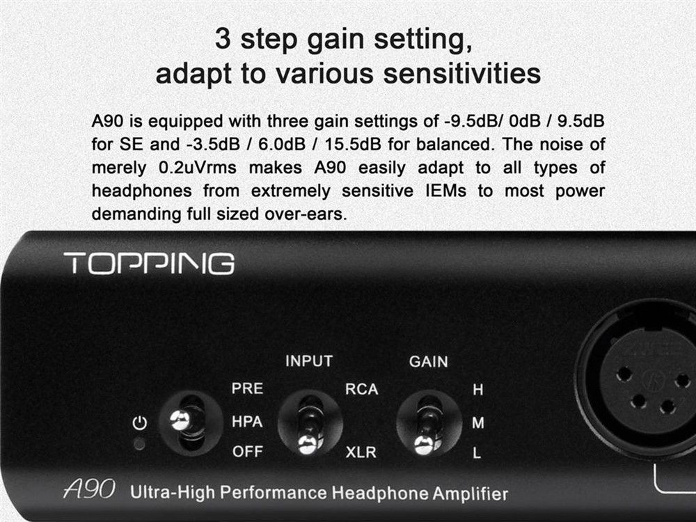 TOPPING A90 BLACK Balanced Headphone amplifier! - Afbeelding 7