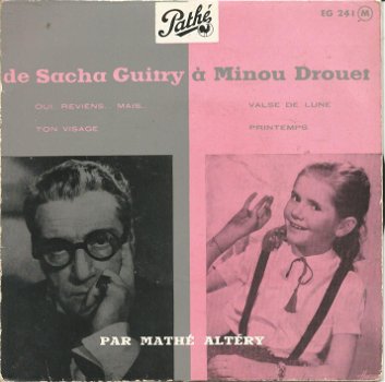 Mathé Altéry ‎– De Sacha Guitry A Minou Drouet (1956) - 0