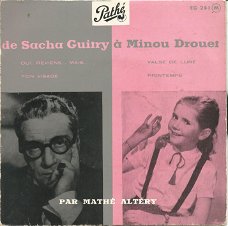 Mathé Altéry ‎– De Sacha Guitry A Minou Drouet (1956)