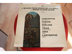 8y - lp - marie-clair allain - lceuvre pour orgue de j.s.bach - erato - nr. 1