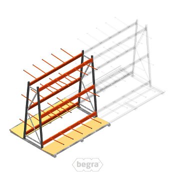 Stellingen Voor Verticale Opslag, A-stellingen - 7