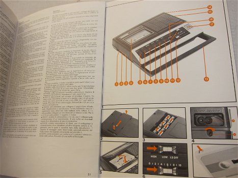 PHILIPS Tape-speler / recorder gebruiksaanwijzing boek N2222 (D289) - 7