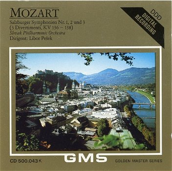Libor Pešek - Mozart, Slovak Philharmonic Orchestra – Salzburger Symphonien Nr. 1, 2 Und 3 3 - 0