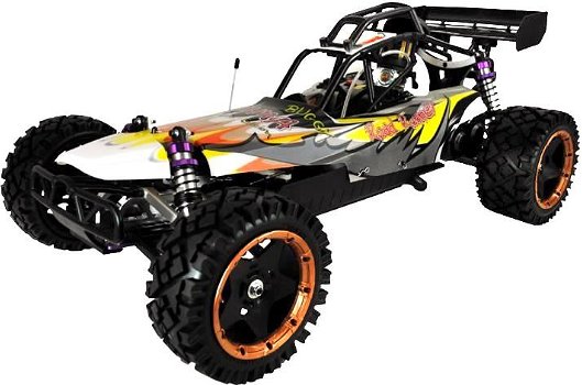 RC auto benzine buggy Yama 1:5 2.4Ghz 30cc Road Runner Pro - 0