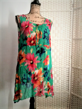 LIV jurk print bloemen stretch - nr. 1