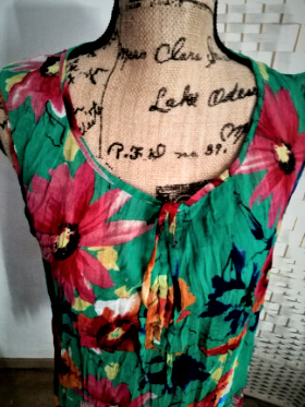 LIV jurk print bloemen stretch - Afbeelding 3