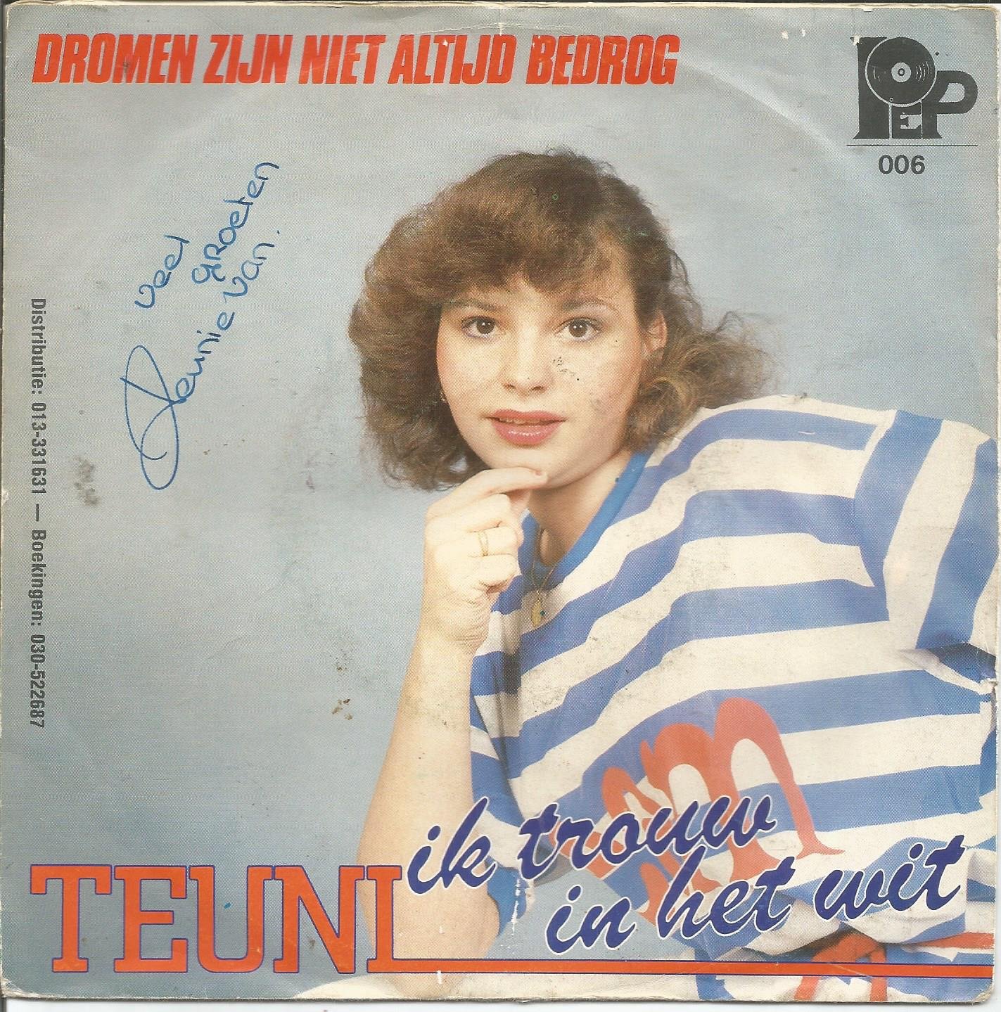 Teuni – Ik Trouw In Het Wit (1984) Gesigneerd - nr. 1