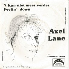 Axel Lane ‎– 'T Kan Niet Meer Verder 