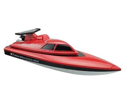 RC speedboot Barracuda rood 27mhz RTR 28cm - 0