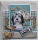 Hondenkaart 39 Bearded collie grote kaart you make me smile - 0 - Thumbnail