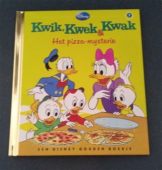 Kwik Kwek en Kwak het pizza mysterie. disney gouden boekje - 0