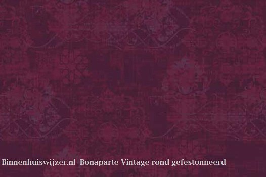 Vloerkleed Bonaparte Vintage rond gefestonneerd - 0