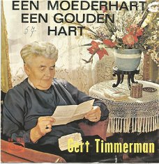 Gert Timmerman ‎– Een Moederhart, Een Gouden Hart (1968)