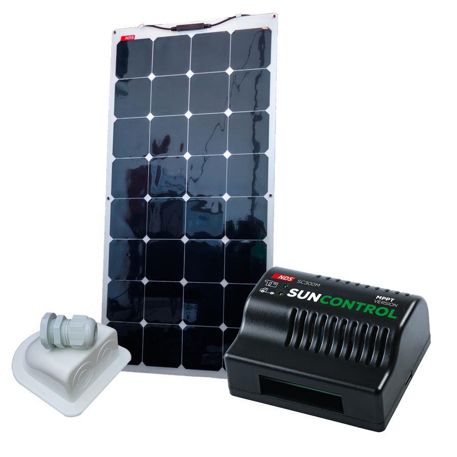 NDS SOLARFLEX 110W Flexibel Zonnepaneel SET + SC300M op=op - nr. 1