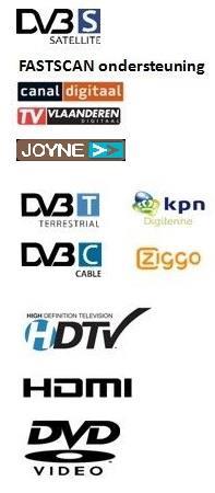 Kleine travel-vision led tv 22 inch, met satelliet,digitenne en kabel ontvanger - Afbeelding 2