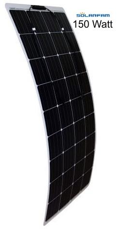 Goedkope 12V-MONO-FLEXIBLE 160W semi flexibele zonnepanelen set - Afbeelding 2