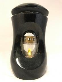 Een graflantaarn , graflamp, van graniet, eerbewijs, licht, - Afbeelding 5