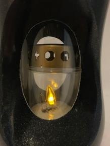 Een graflantaarn , graflamp, van graniet, eerbewijs, licht, - Afbeelding 6