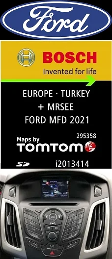 Ford MFD europa sd card 2021