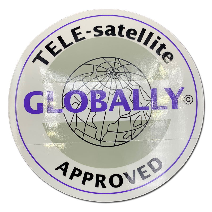 Teleco 08096 spare part Globally sticker Magicsat/Flatsat - nr. 1