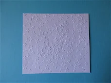 v27 KERST embossing / sterren opleg kaartje 