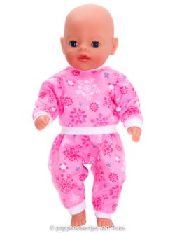 Baby Born Soft 36 cm Roze pyjama