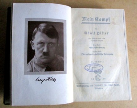 Mein Kampf Adolf Hitler Volksbucherei Heinsen - 2