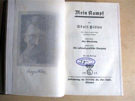 Mein Kampf Adolf Hitler Volksbucherei Heinsen - 3