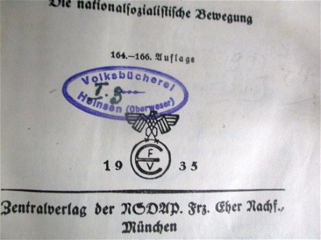 Mein Kampf Adolf Hitler Volksbucherei Heinsen - 4
