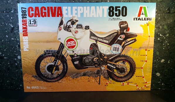 Cagiva ELEPHANT 850 Dakar 1:9 Italeri - 0