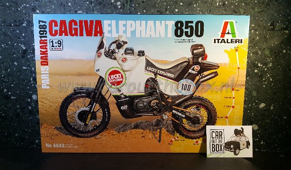 Cagiva ELEPHANT 850 Dakar 1:9 Italeri - 5