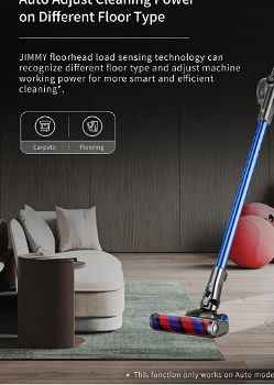 JIMMY H8 Lightweight Smart Handheld Cordless Vacuum Cleaner 160AW - 5