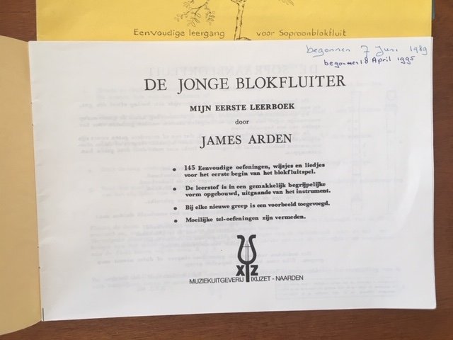De jonge blokfluiterer deel 1 t/m 4 - James Arden - Afbeelding 2