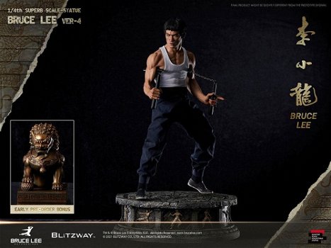 HOT DEAL Blitzway Bruce Lee Tribute Statue Bonus version - 3