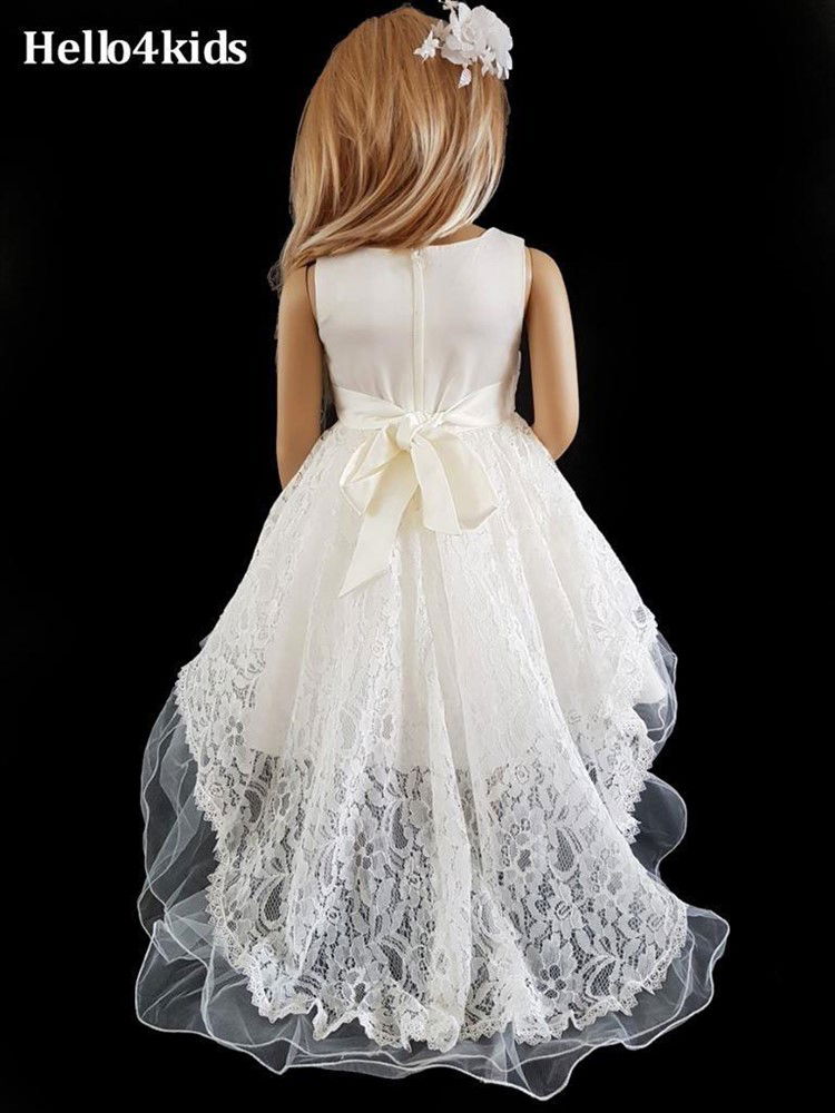 new communie jurk bruidsmeisje kleding prinsessen Olivia - Afbeelding 2