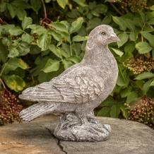 Tuinbeeld duif, dierenbeeld, beeld gemaakt van steen -kado - nr. 1