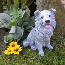 Tuinbeeld hond, Collie - stenen beeld, dierenbeeld-hond - Afbeelding 2