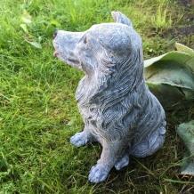 Tuinbeeld hond, Collie - stenen beeld, dierenbeeld-hond - Afbeelding 3