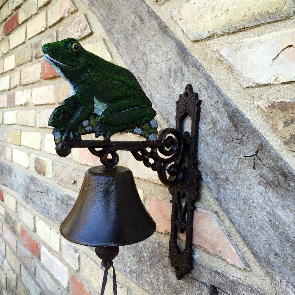 Deurbel met kikker - vintage-deurbel - kikker - bel - nr. 1