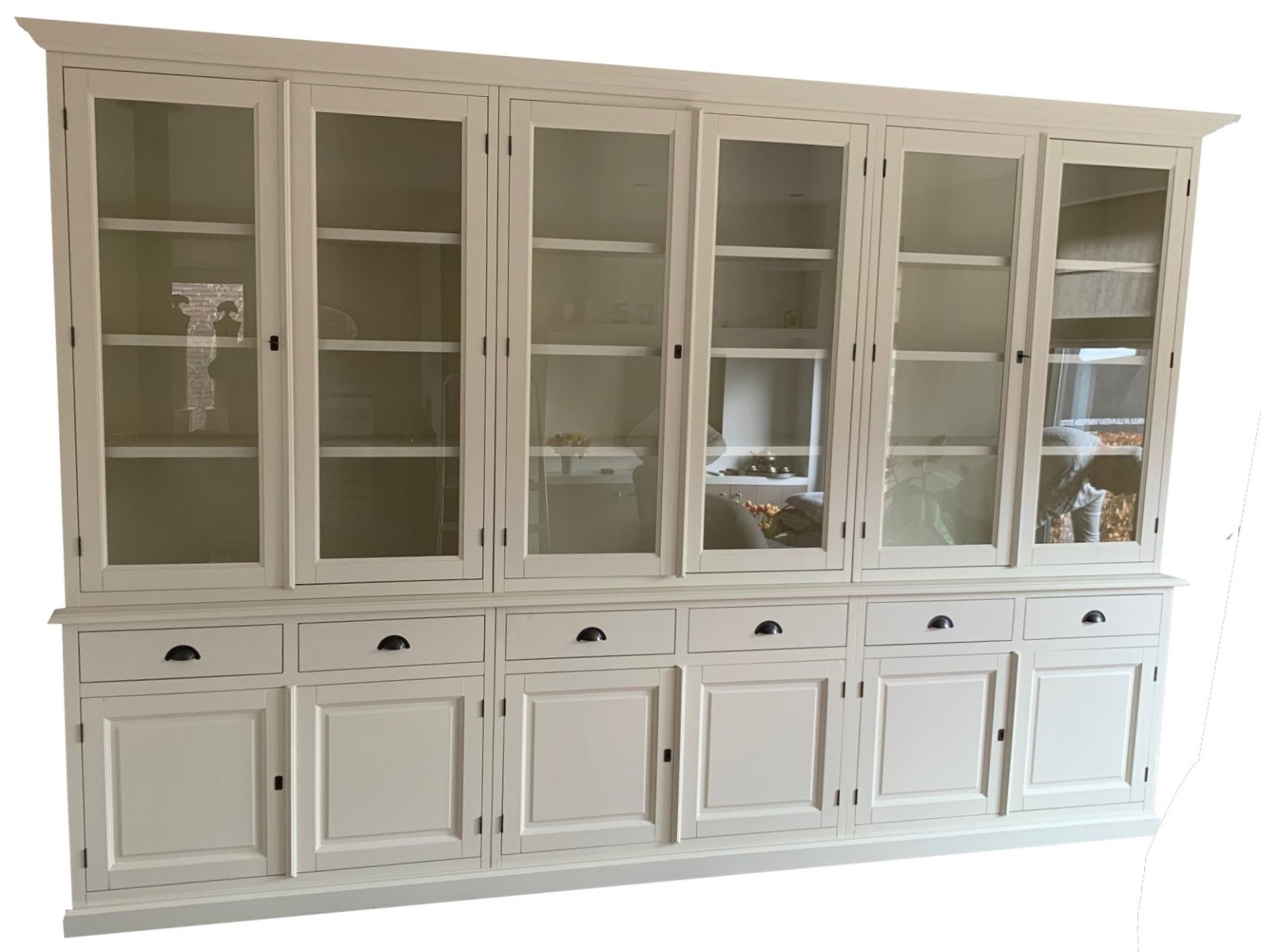 Buffetkast Dronten wit - wit 360 x 50/40 x 240cm - nr. 1