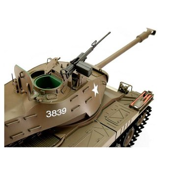 RC tank 1/16 RC M41A3 Walker Bulldog green BB+IR 2.4GHz met schietfunctie rook en geluid en IR 11160 - 3
