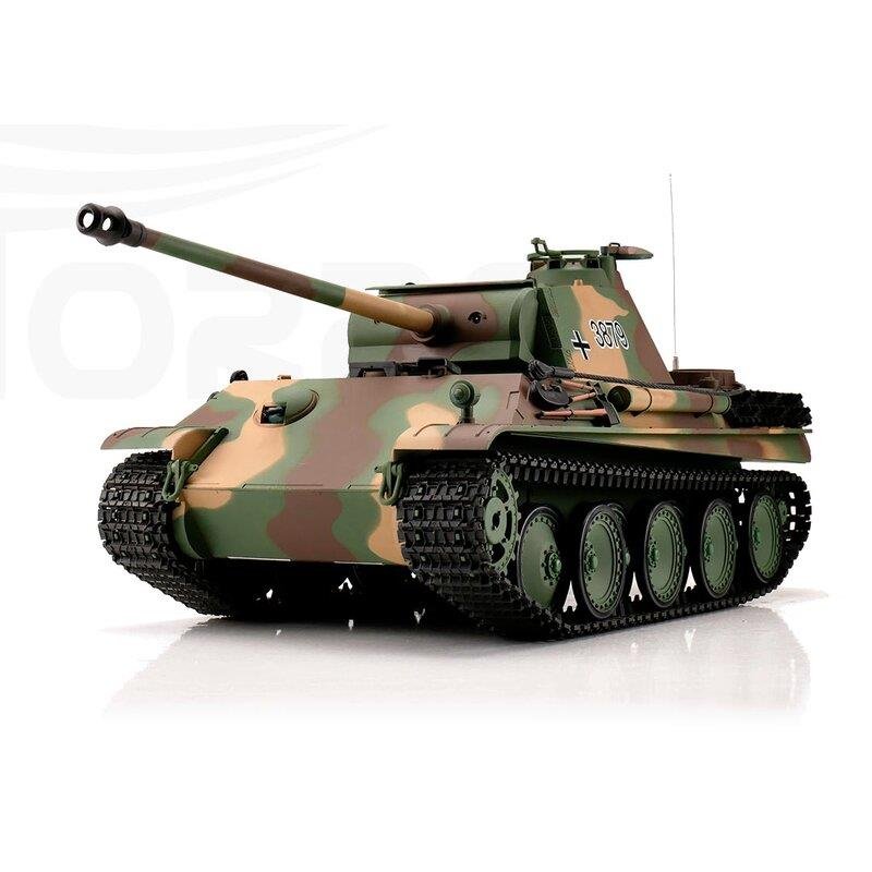 RC tank 1/16 RC Panther Ausf. G camo BB+IR 2.4GHz met schietfunctie rook en geluid en IR 1116038791 - nr. 1
