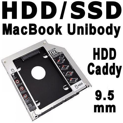 HDD / SSD Caddy, extra 2.5" SATA HDD/SSD in Laptop Notebook - Afbeelding 4