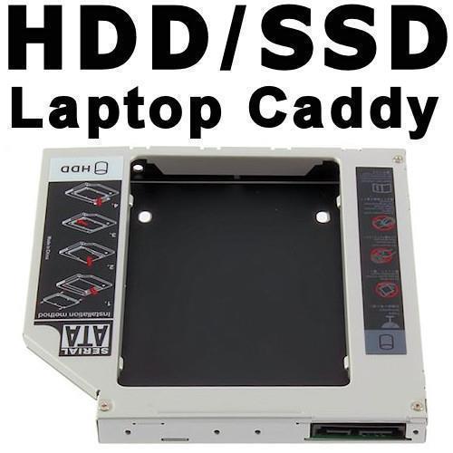 HDD / SSD Caddy, extra 2.5" SATA HDD/SSD in Laptop Notebook - Afbeelding 5