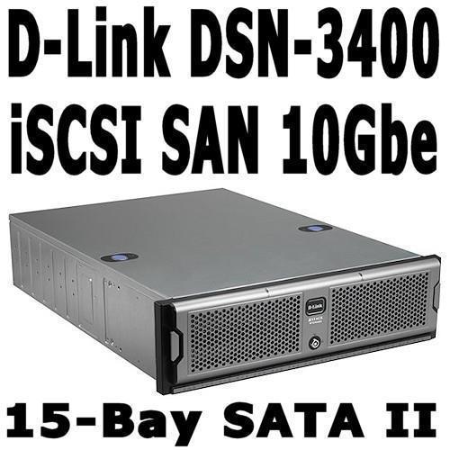 D-Link DSN-3400-10 15-Bay iSCSI SAN 10Gbe max 30TB. - nr. 1