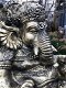 Beeld Ganesha, een hindoestaanse god, goud-zwart kleurig - 2 - Thumbnail