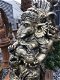 Beeld Ganesha, een hindoestaanse god, goud-zwart kleurig - 3 - Thumbnail