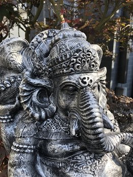 Beeld Ganesh, een hindoestaanse god, polystone beeld - 3