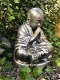Biddende monnik, Shaolin, polyresin, tuinbeeld / beeld voor in huis - 3 - Thumbnail